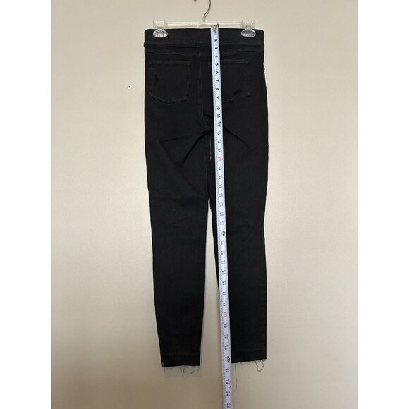 NEW Spanx denim legging jean jegging distressed black skinny stretch Small - Picture 14 of 16